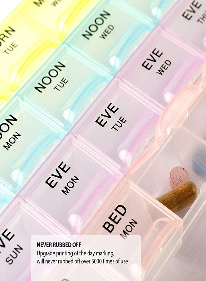 Rabbonix Pill Medicine Organizer Reminder Storage Box 28 Days or 4 Weeks| Plastic | Pack of 1 - Image 4
